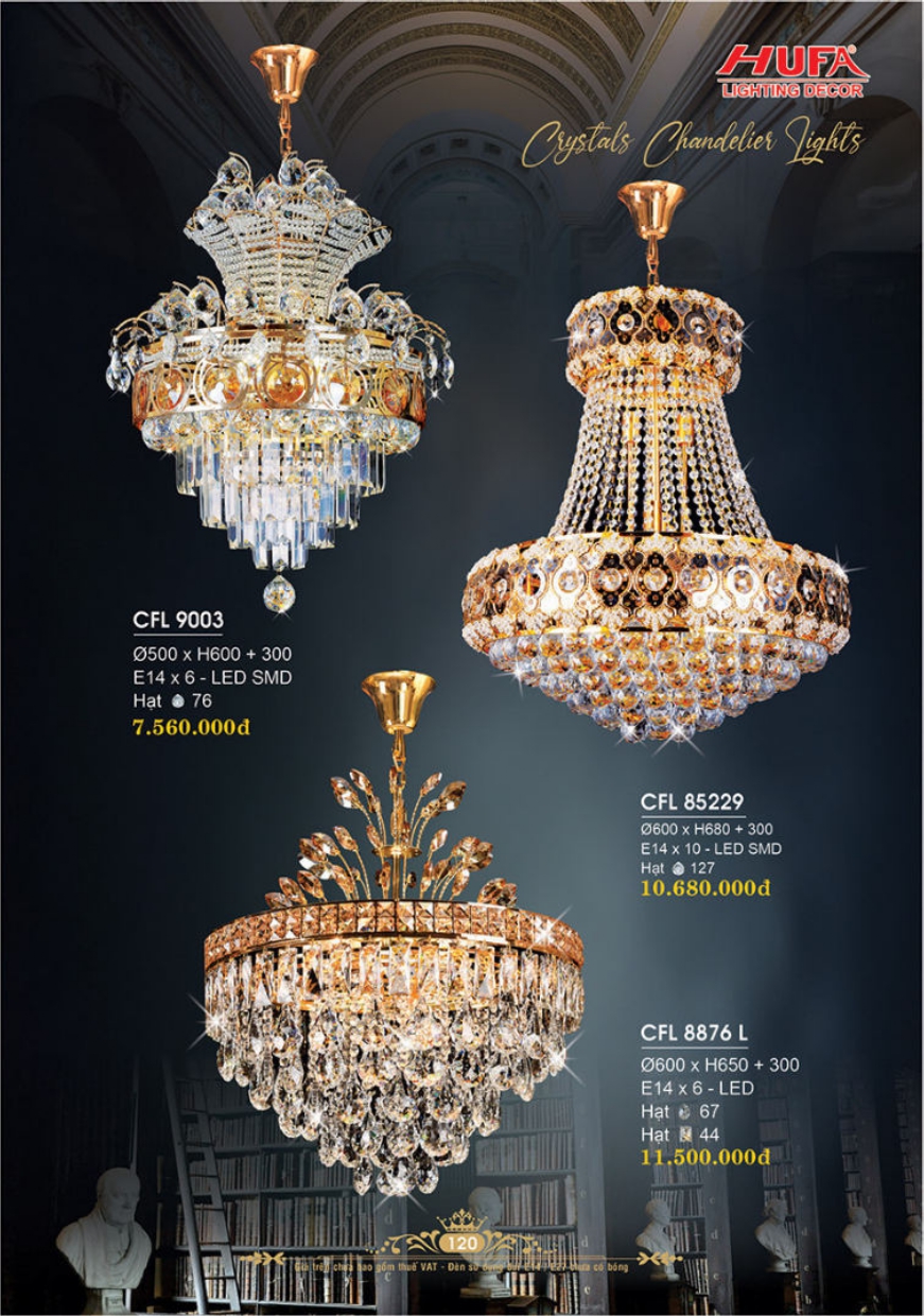 Bảng giá đèn trang trí HUFA